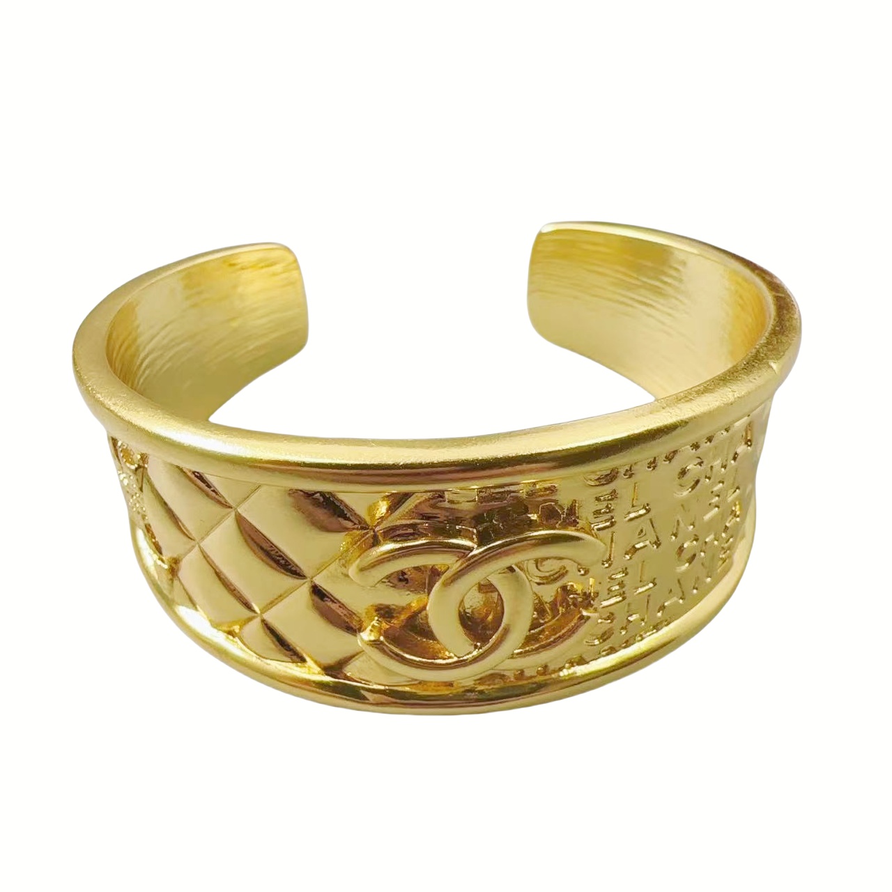 CCS003 Metal embossment CC bracelet - ccjewelryacc