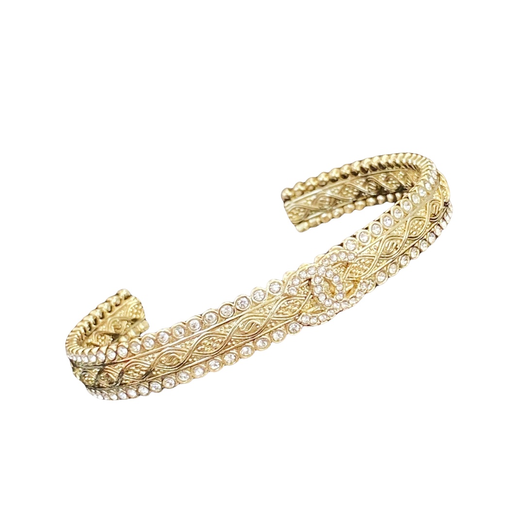 CCS038 chanel gold bangle bracelet - ccjewelryacc