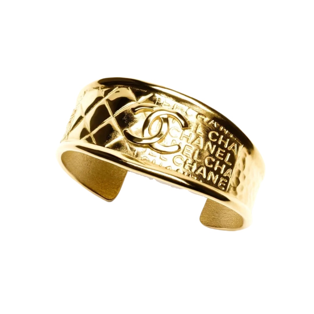 CCS003 Metal embossment CC bracelet - ccjewelryacc