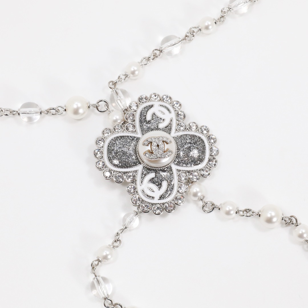 CCN279 Chanel cross tassels necklace - ccjewelryacc