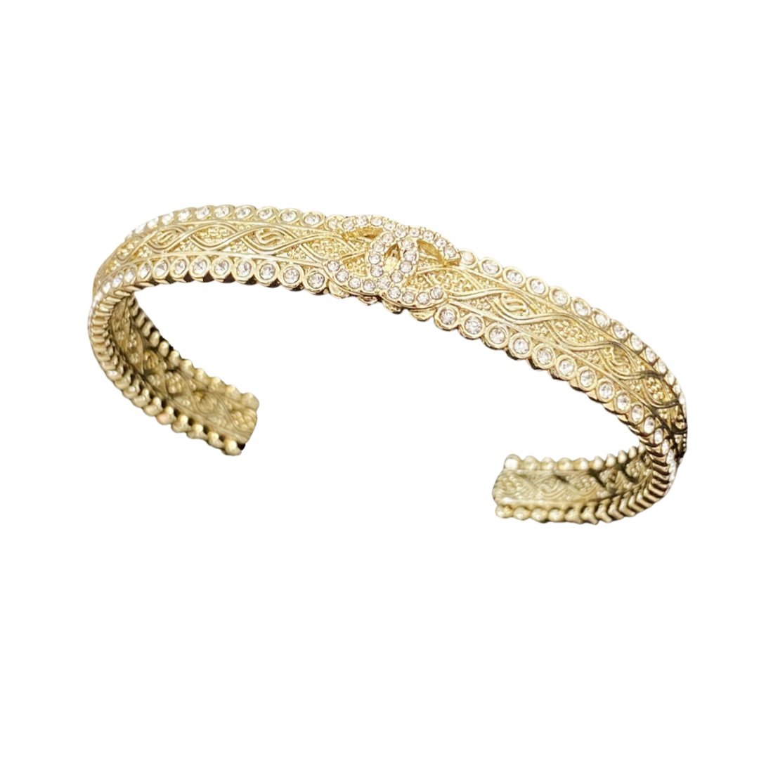 CCS038 chanel gold bangle bracelet - ccjewelryacc