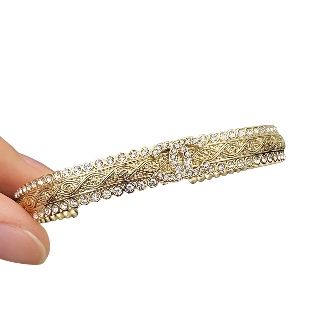 CCS038 chanel gold bangle bracelet - ccjewelryacc
