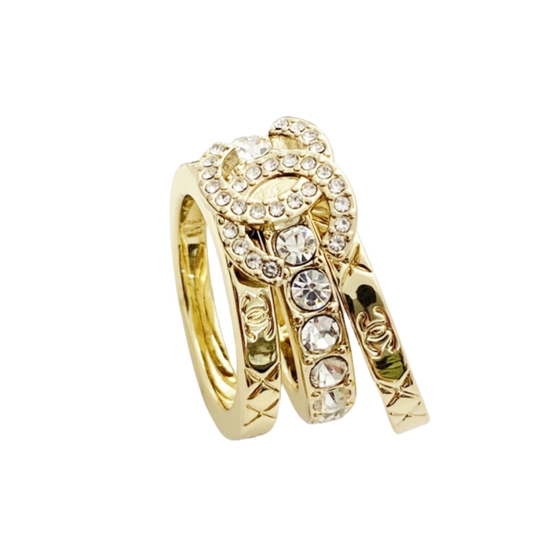CCR022 chanel stacking rings - ccjewelryacc