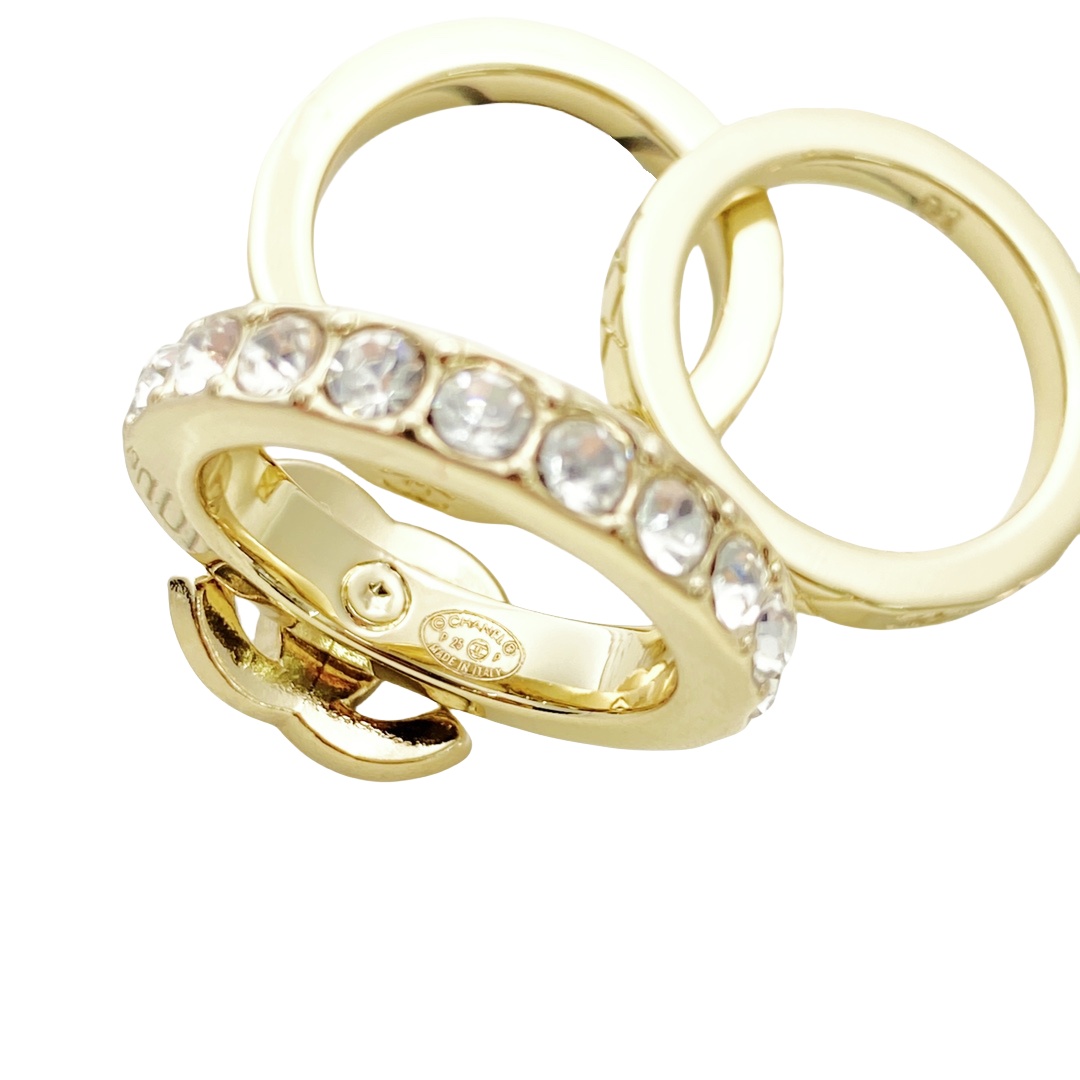 CCR022 chanel stacking rings - ccjewelryacc