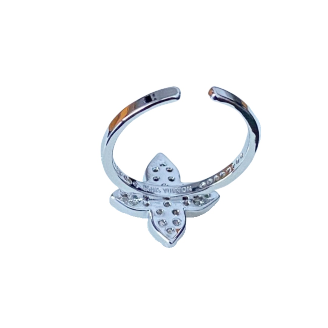 LVR013 louis vuitton clover flower ring - ccjewelryacc