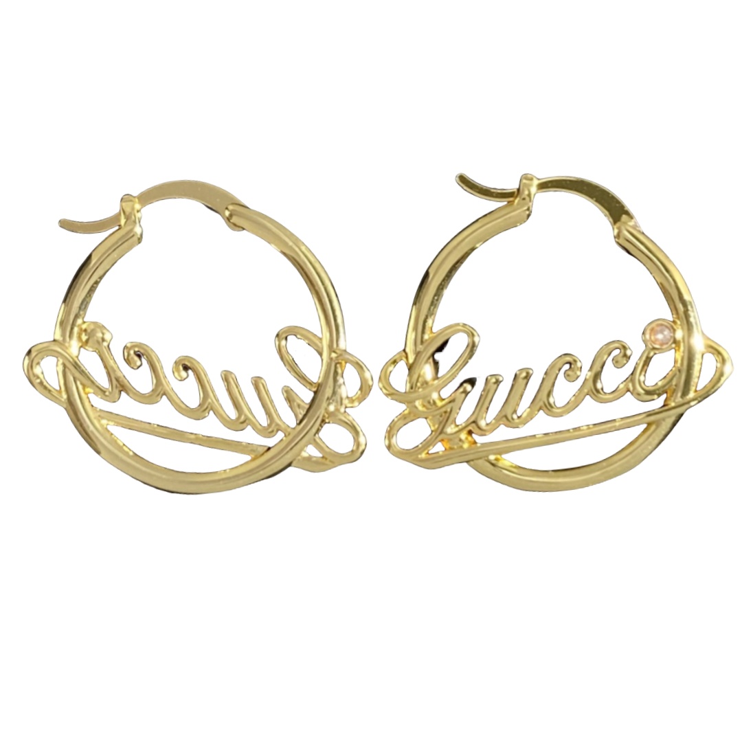 GGE133 Gucci hoop earrings - ccjewelryacc