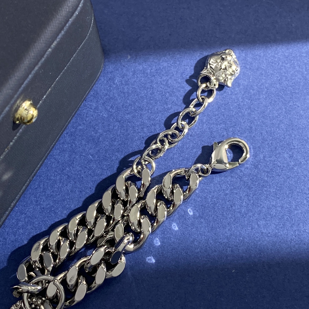 GGS053 Gucci silver trademark bracelet - ccjewelryacc