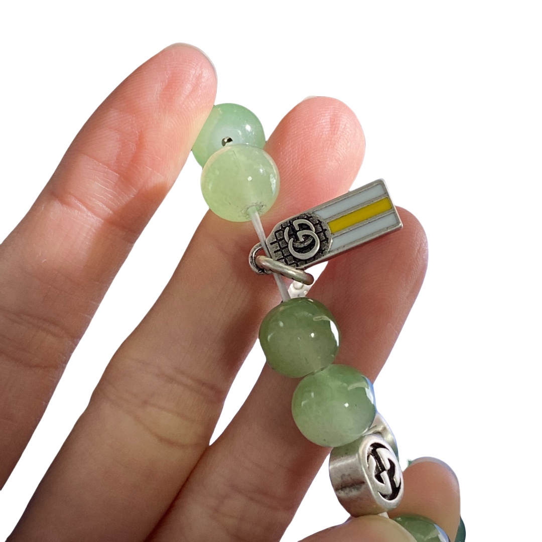 GGS048 Gucci charm bracelet silver For men women - ccjewelryacc