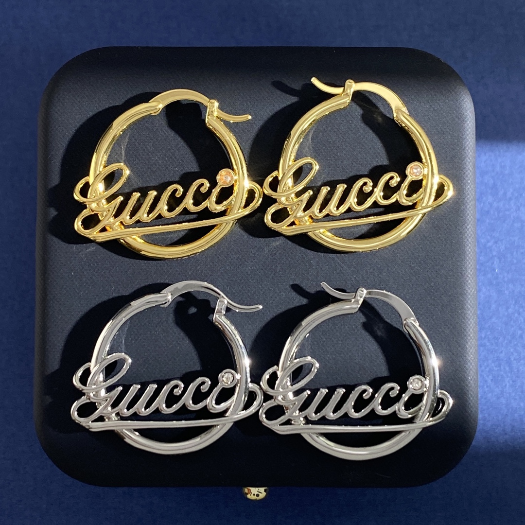 GGE133 Gucci hoop earrings - ccjewelryacc