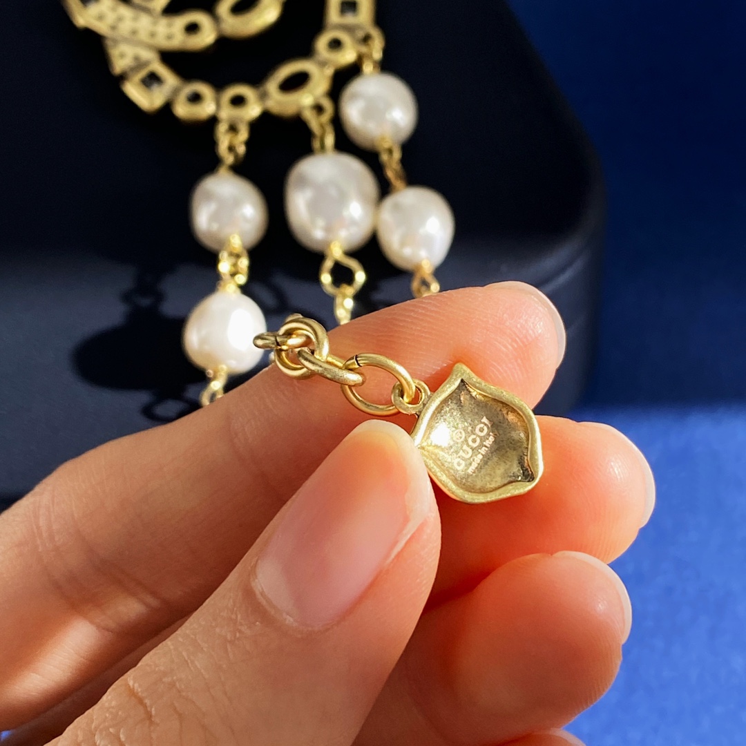 GGS046 Gucci pearl bracelet - ccjewelryacc