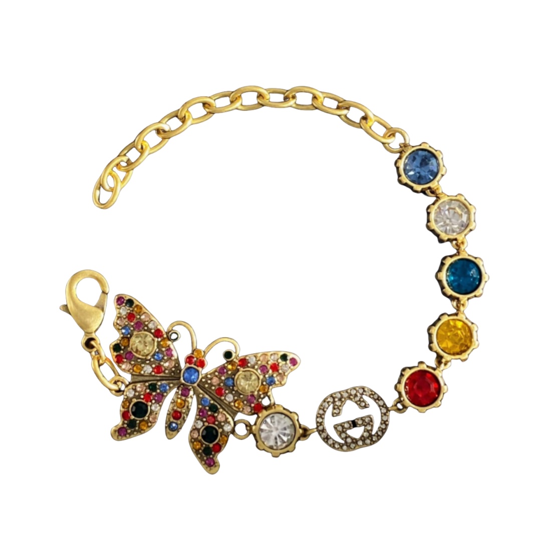 GGS045 Vintage gucci butterfly bracelet - ccjewelryacc