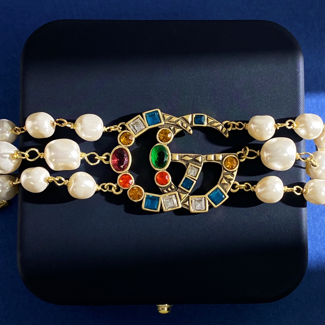 GGS046 Gucci pearl bracelet - ccjewelryacc