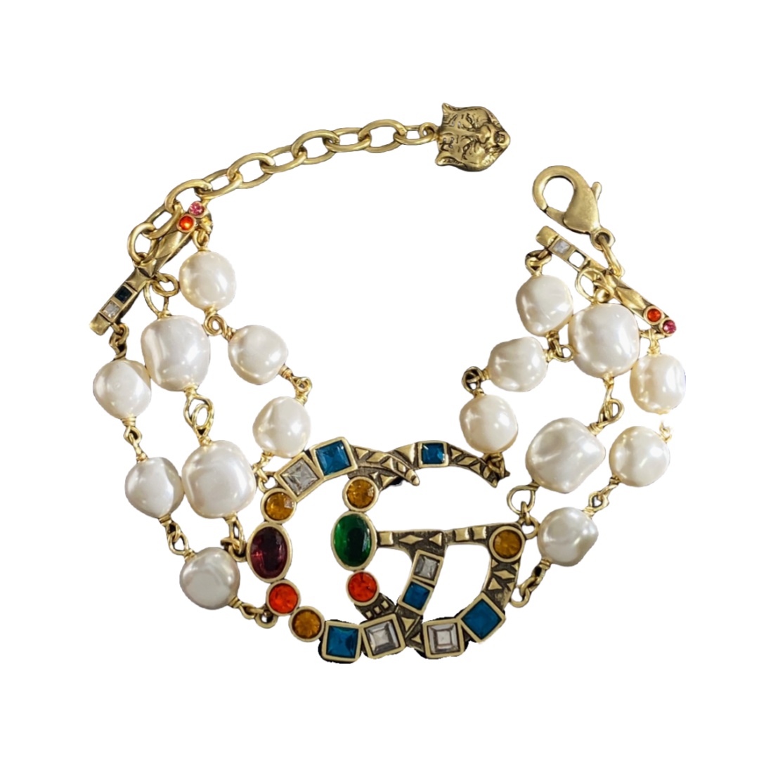 GGS046 Gucci pearl bracelet - ccjewelryacc