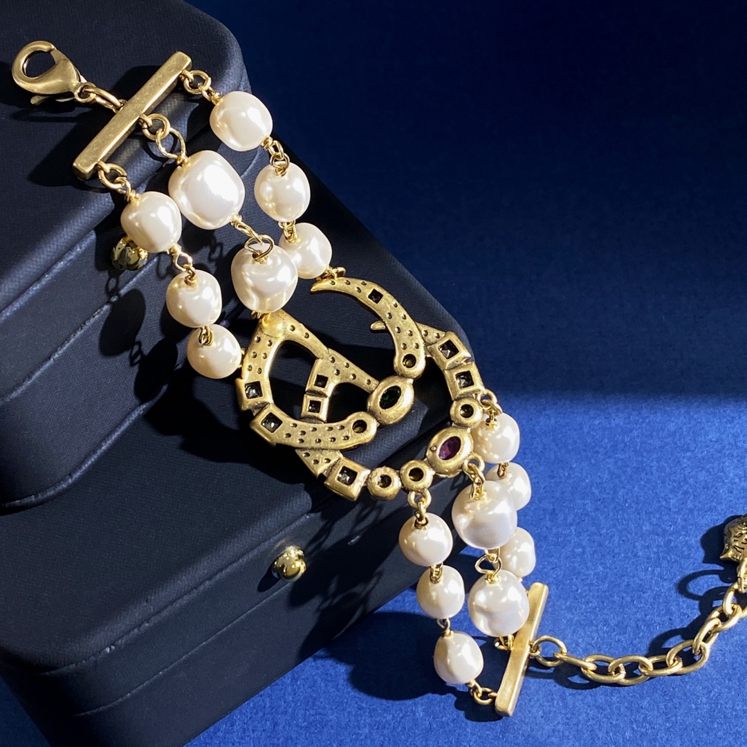 GGS046 Gucci pearl bracelet - ccjewelryacc