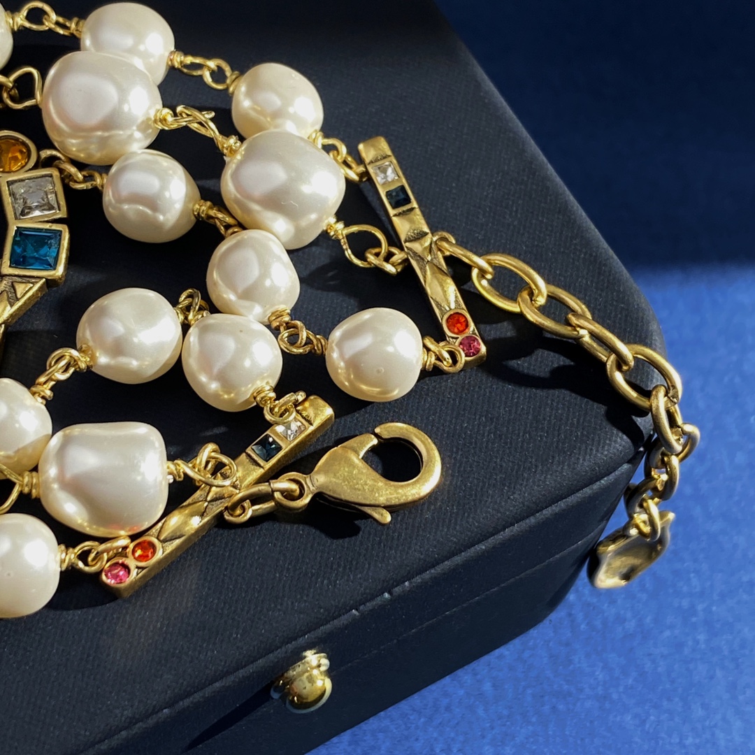 GGS046 Gucci pearl bracelet - ccjewelryacc