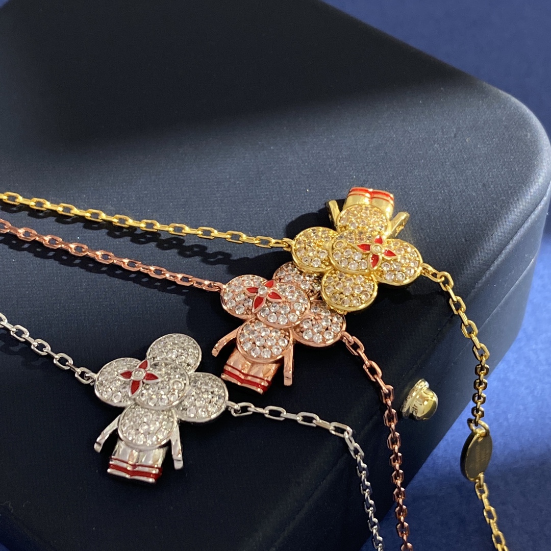 LVS079 LV clover flower bracelet - ccjewelryacc