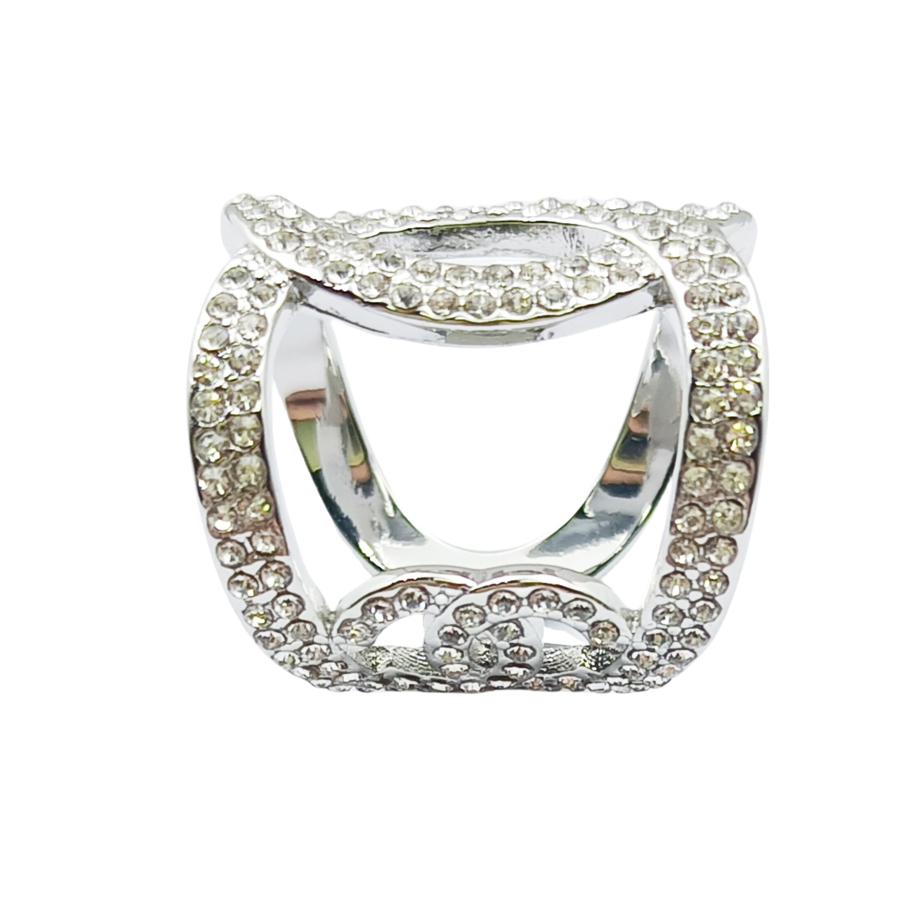 CCR008 chanel cc diamond Ring - ccjewelryacc