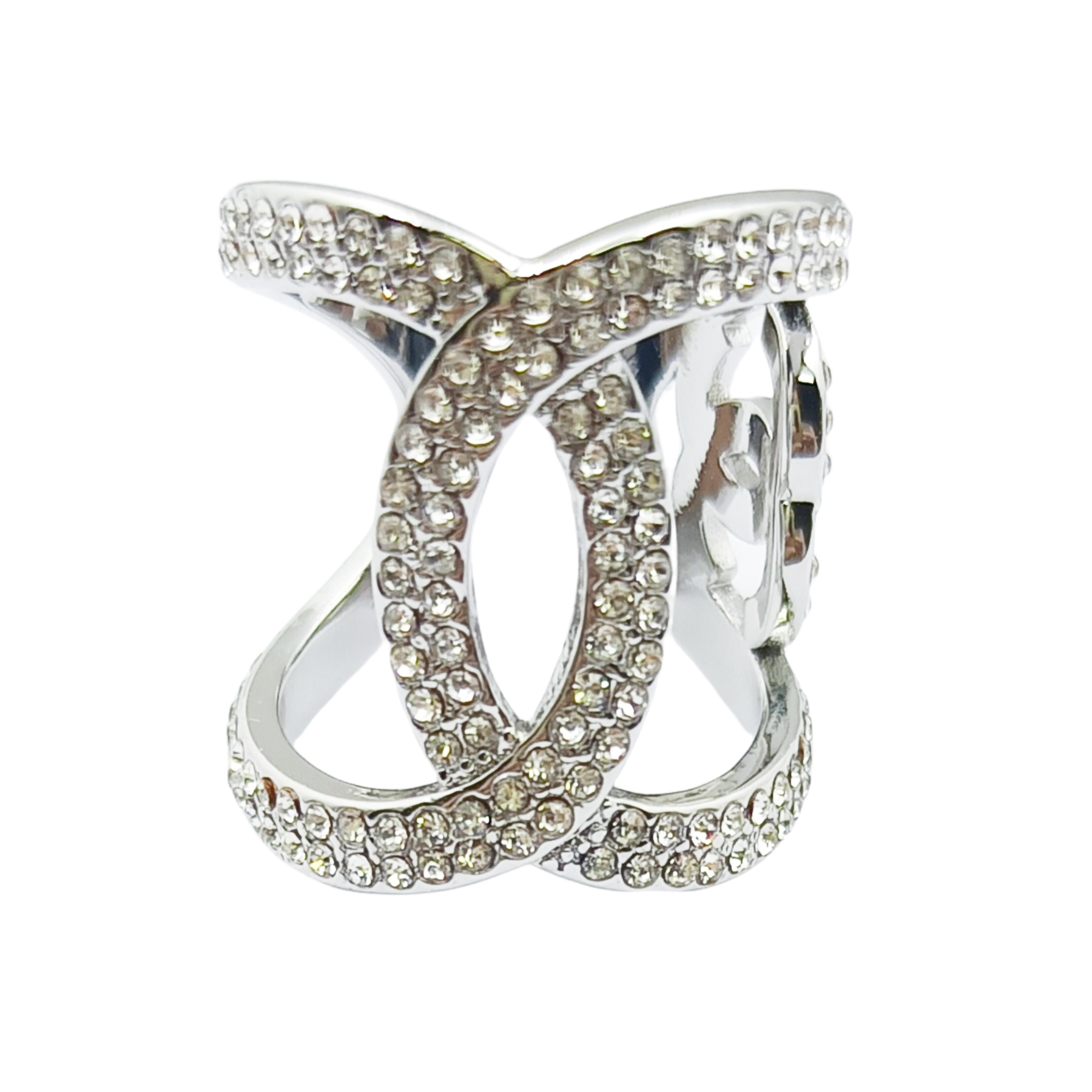 CCR008 chanel cc diamond Ring - ccjewelryacc