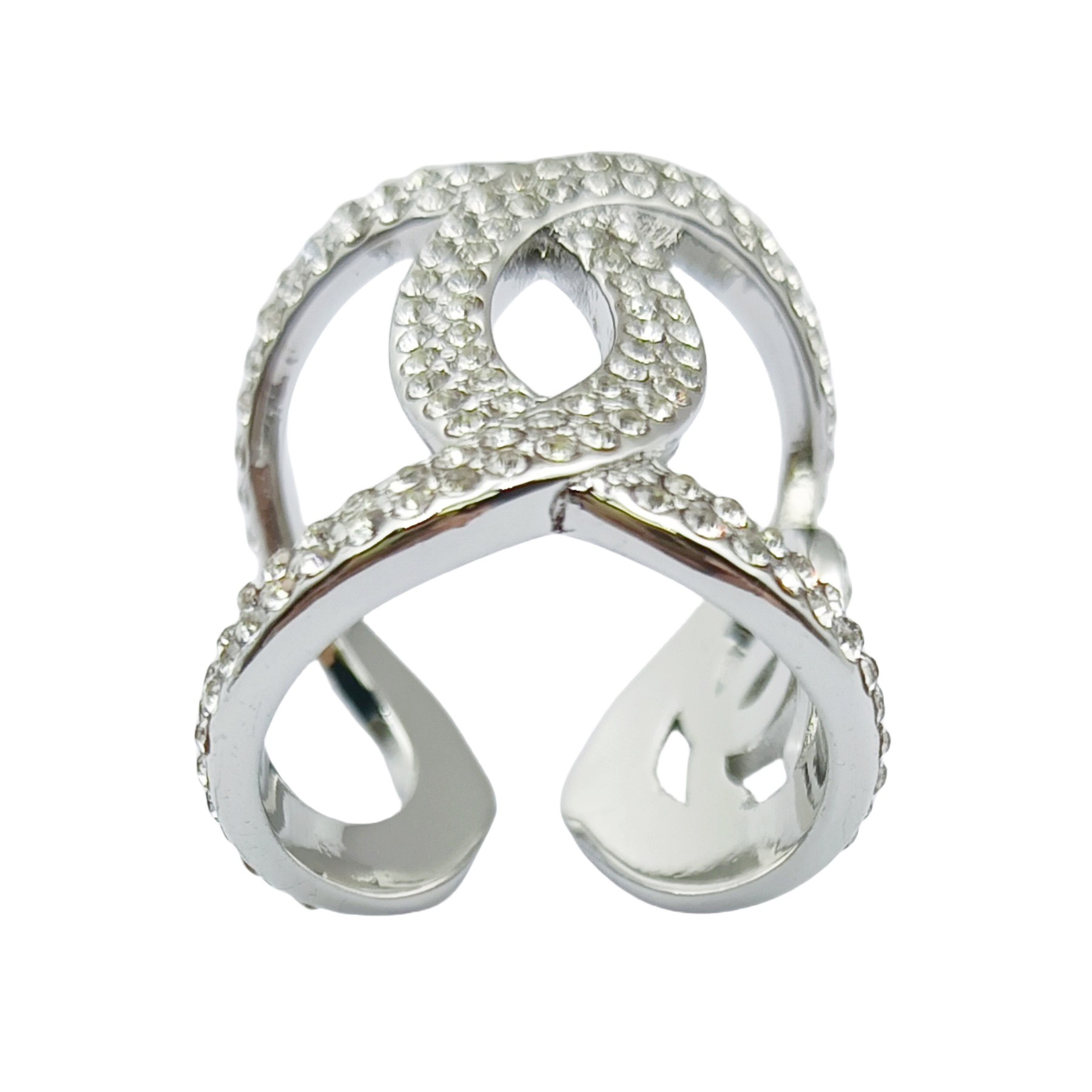 CCR008 chanel cc diamond Ring - ccjewelryacc