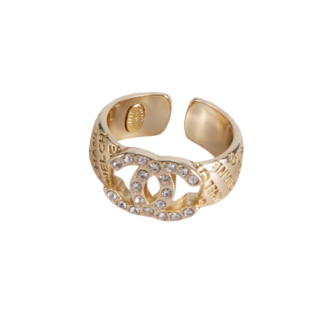 CCR052 Chanel gold ring - ccjewelryacc