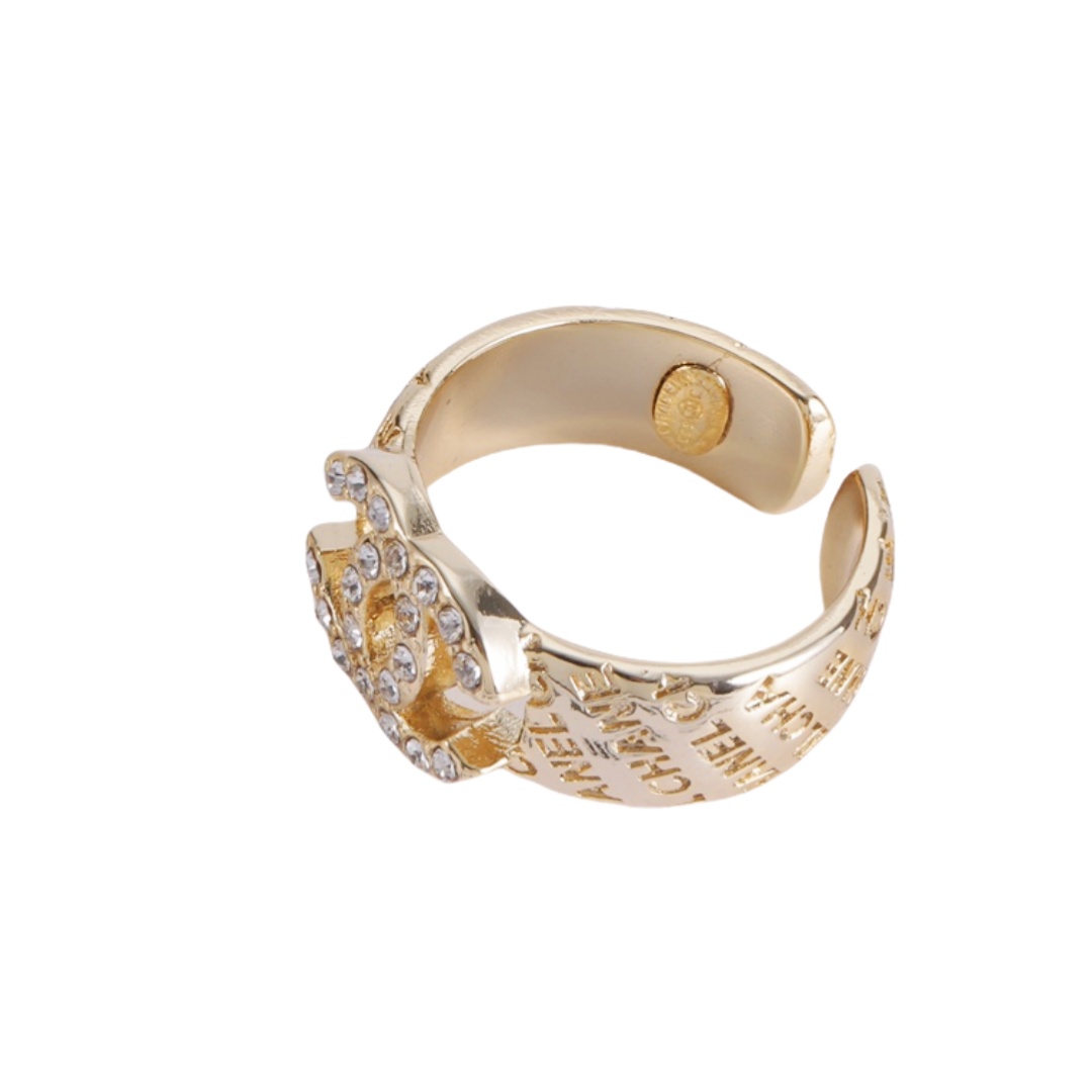 CCR052 Chanel gold ring - ccjewelryacc