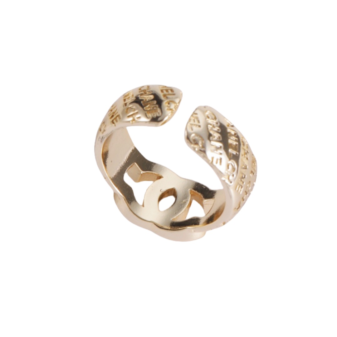 CCR052 Chanel gold ring - ccjewelryacc