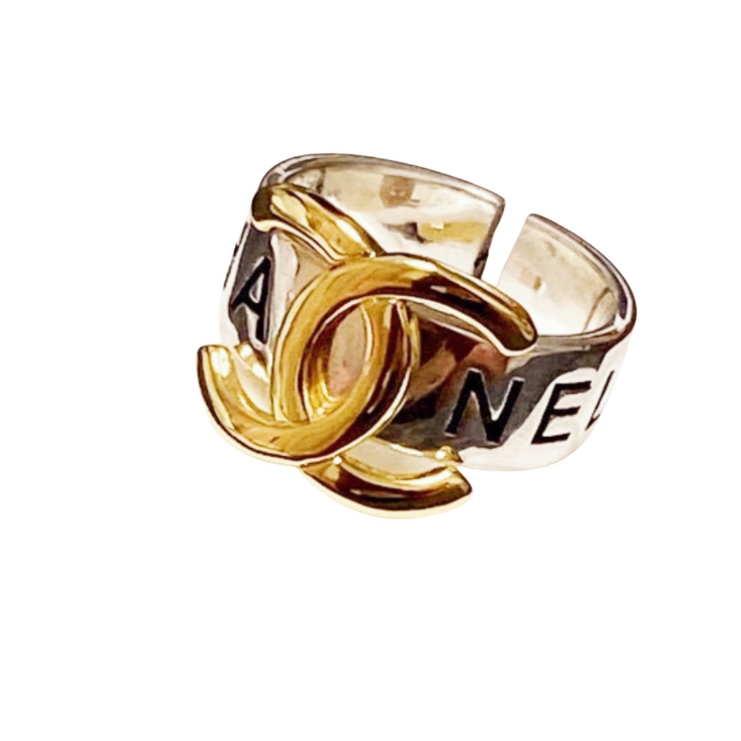 CCR070 CC logo ring - ccjewelryacc