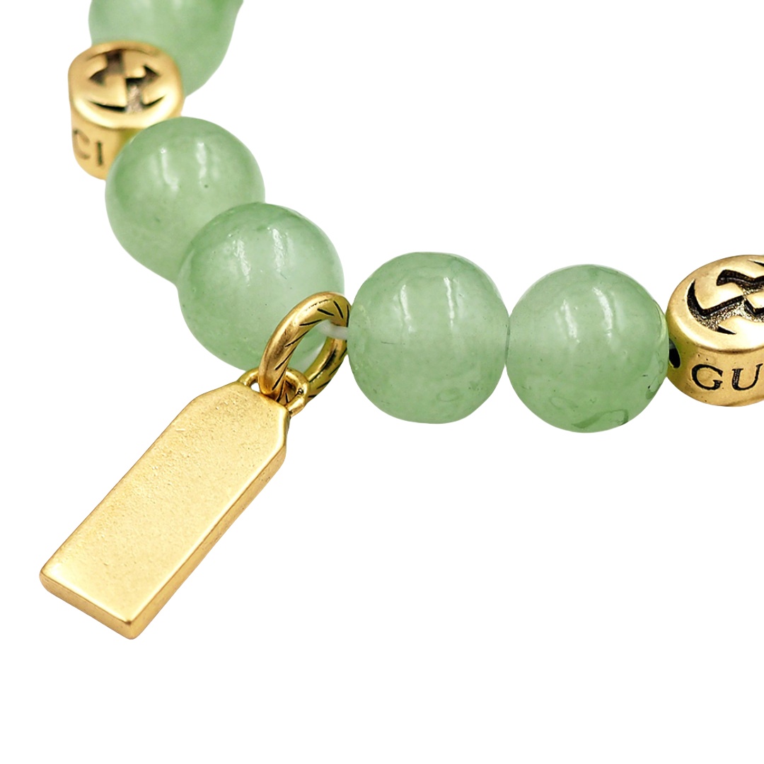GGS048 Gucci charm bracelet silver For men women - ccjewelryacc
