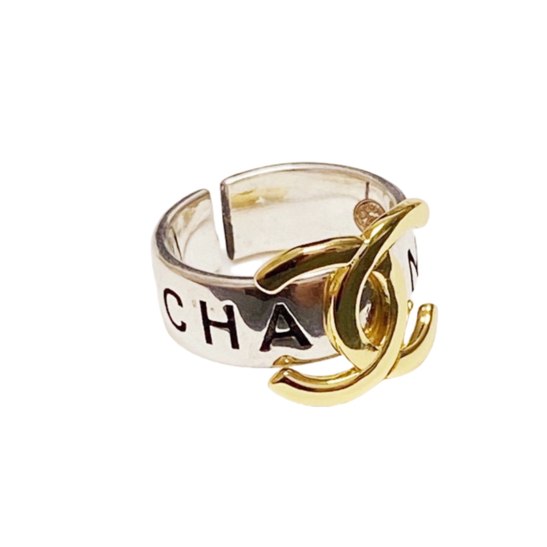 CCR070 CC logo ring - ccjewelryacc