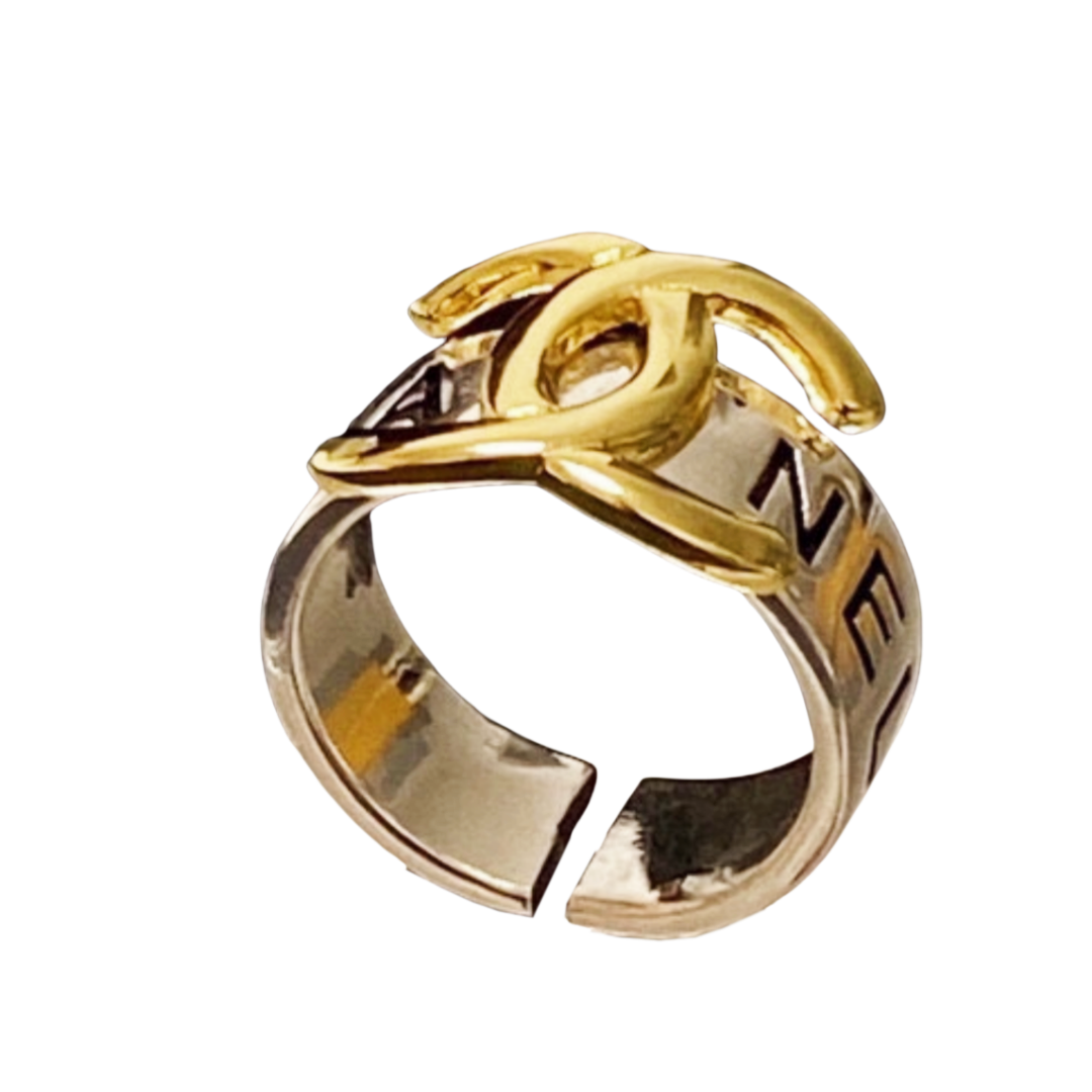 CCR070 CC logo ring - ccjewelryacc