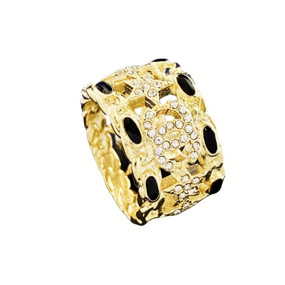 CCR023 Chanel star diamond ring - ccjewelryacc
