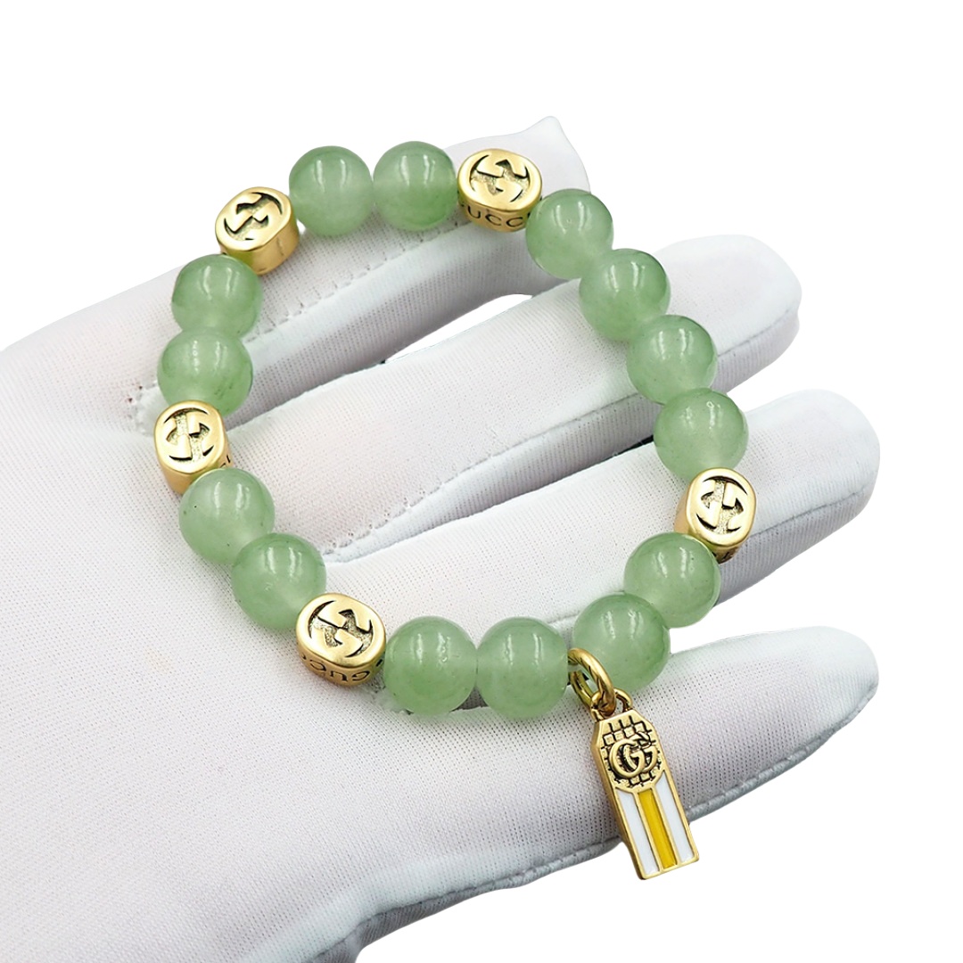 GGS048 Gucci charm bracelet silver For men women - ccjewelryacc