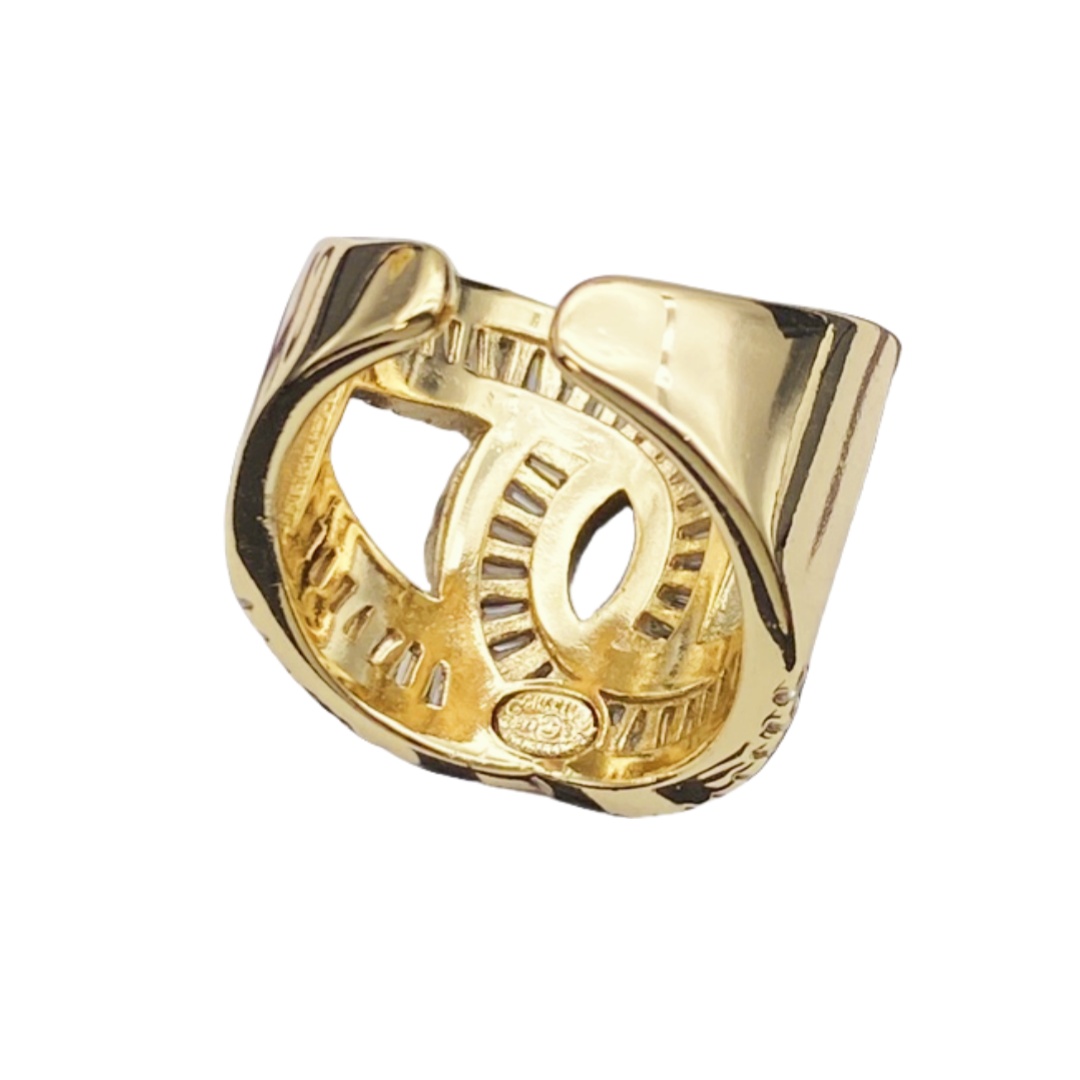 CCR025 chanel crystal ring - ccjewelryacc