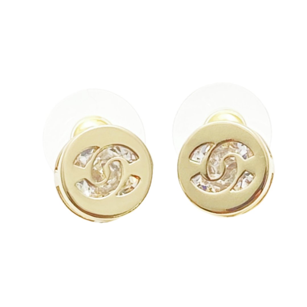 CCE526 24B CC stud earring - ccjewelryacc