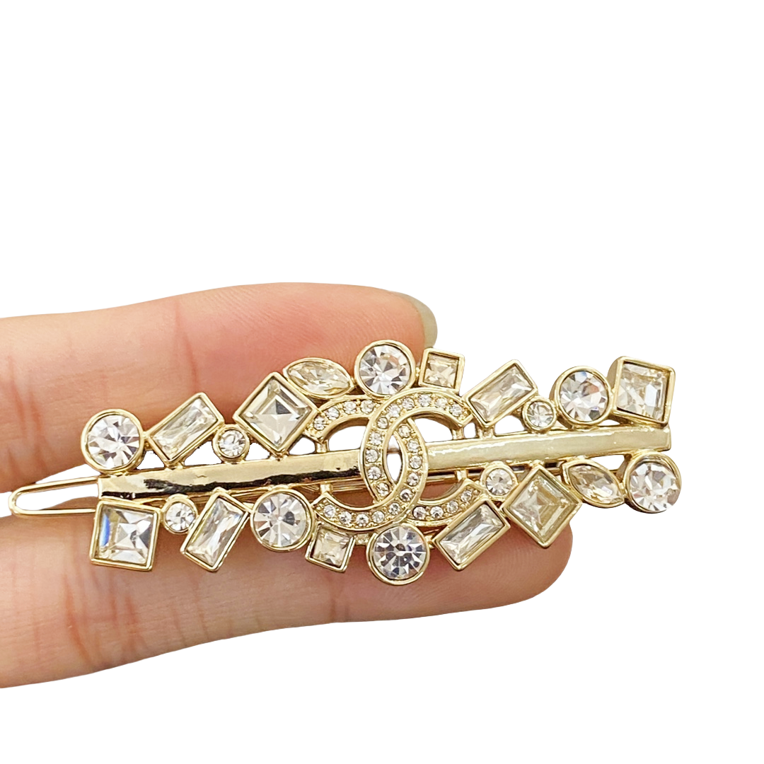 CCH065 chanel diamond hair clip - ccjewelryacc
