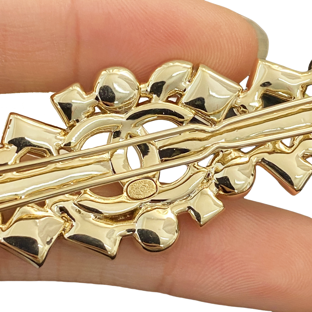 CCH065 chanel diamond hair clip - ccjewelryacc