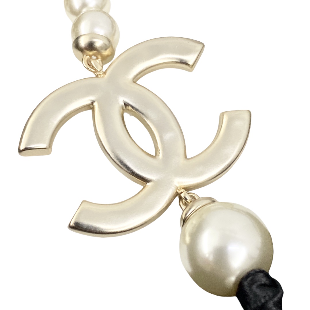 CCL096 Chanel necklace pearl long - ccjewelryacc