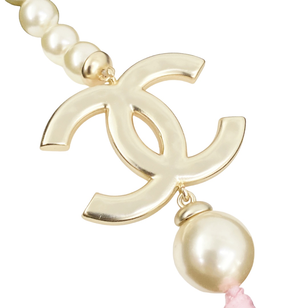 CCL096 Chanel necklace pearl long - ccjewelryacc