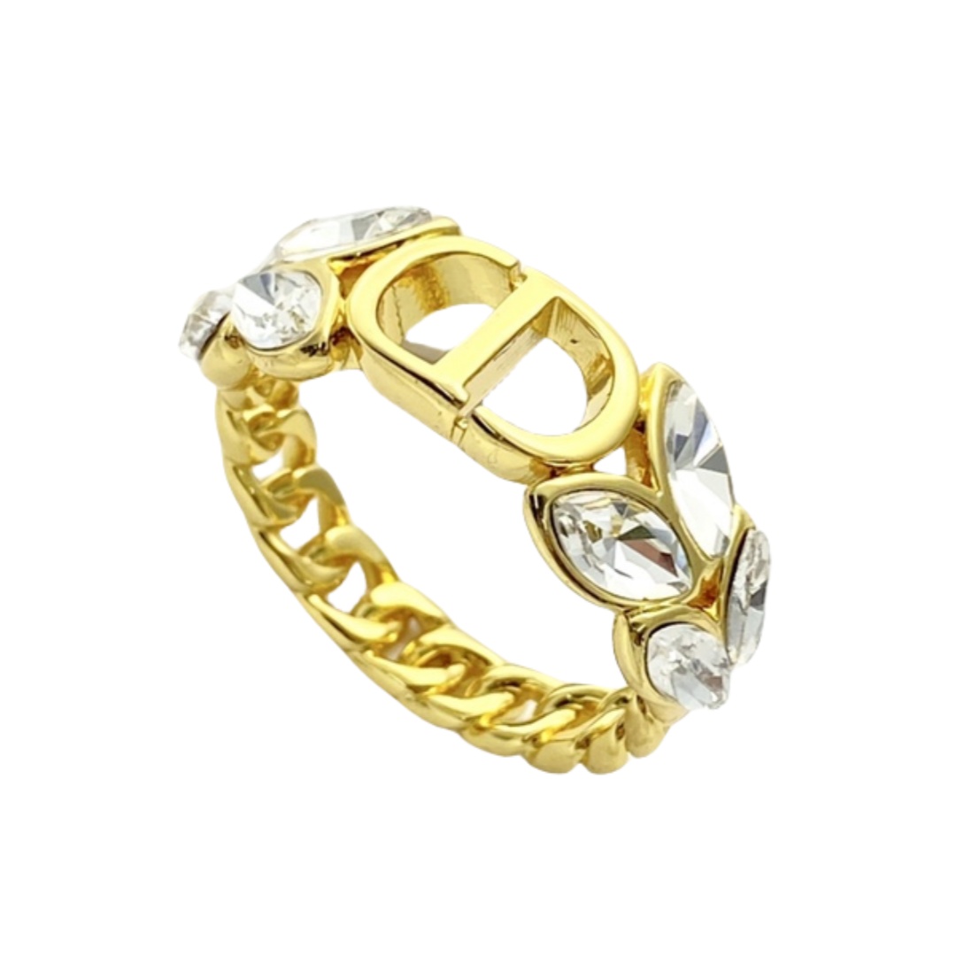 CDR040 Petit cd diamond ring - ccjewelryacc