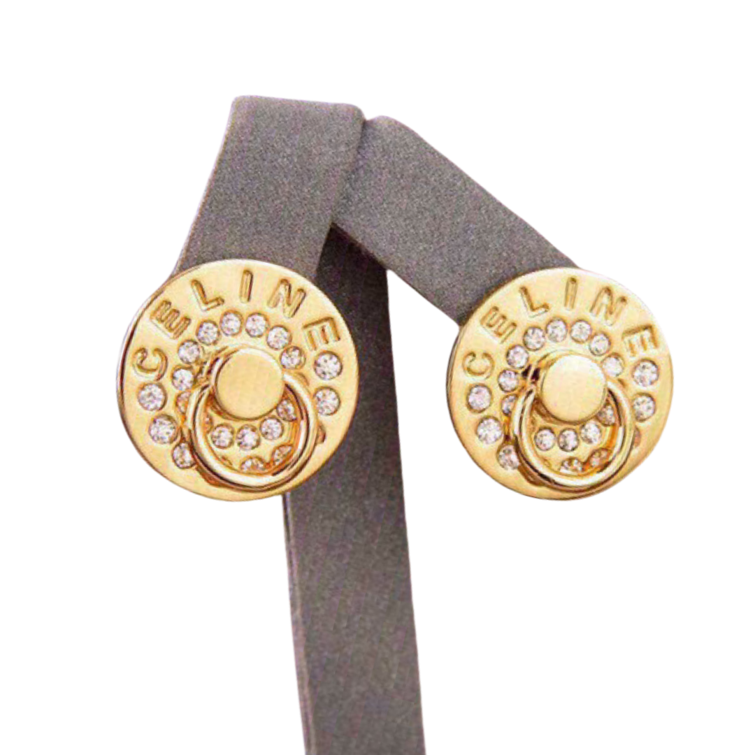 CLE086 celine stud earrings - ccjewelryacc