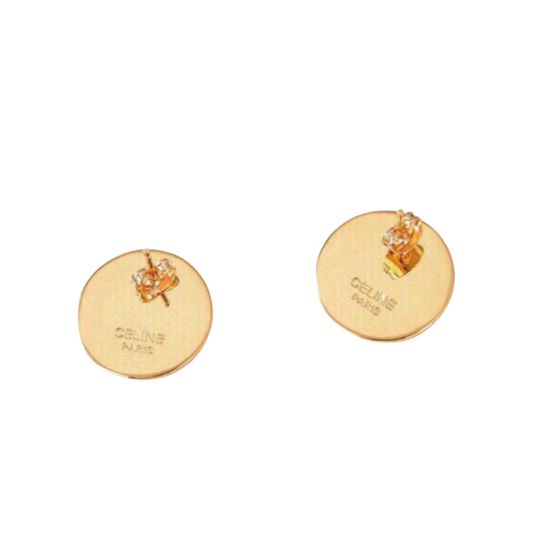 CLE086 celine stud earrings - ccjewelryacc