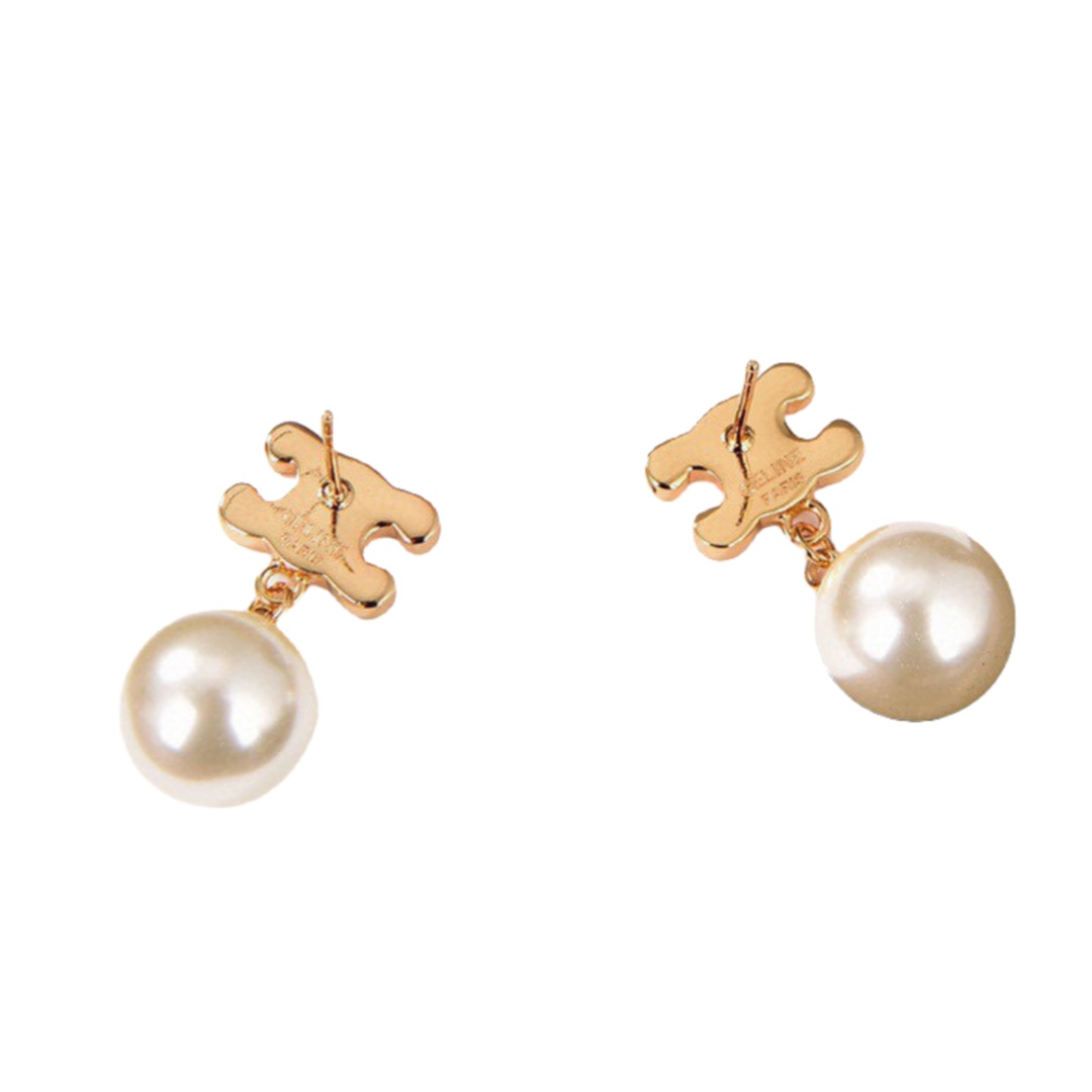 CLE088 celine earrings pearl - ccjewelryacc