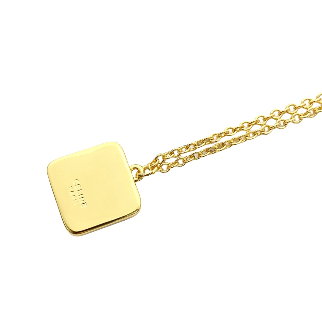 CLN001 celine initial necklace - ccjewelryacc