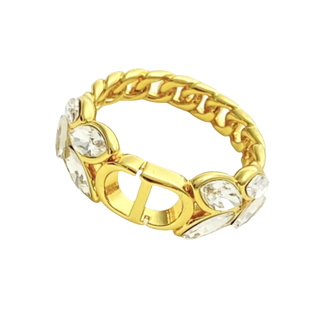 CDR040 Petit cd diamond ring - ccjewelryacc