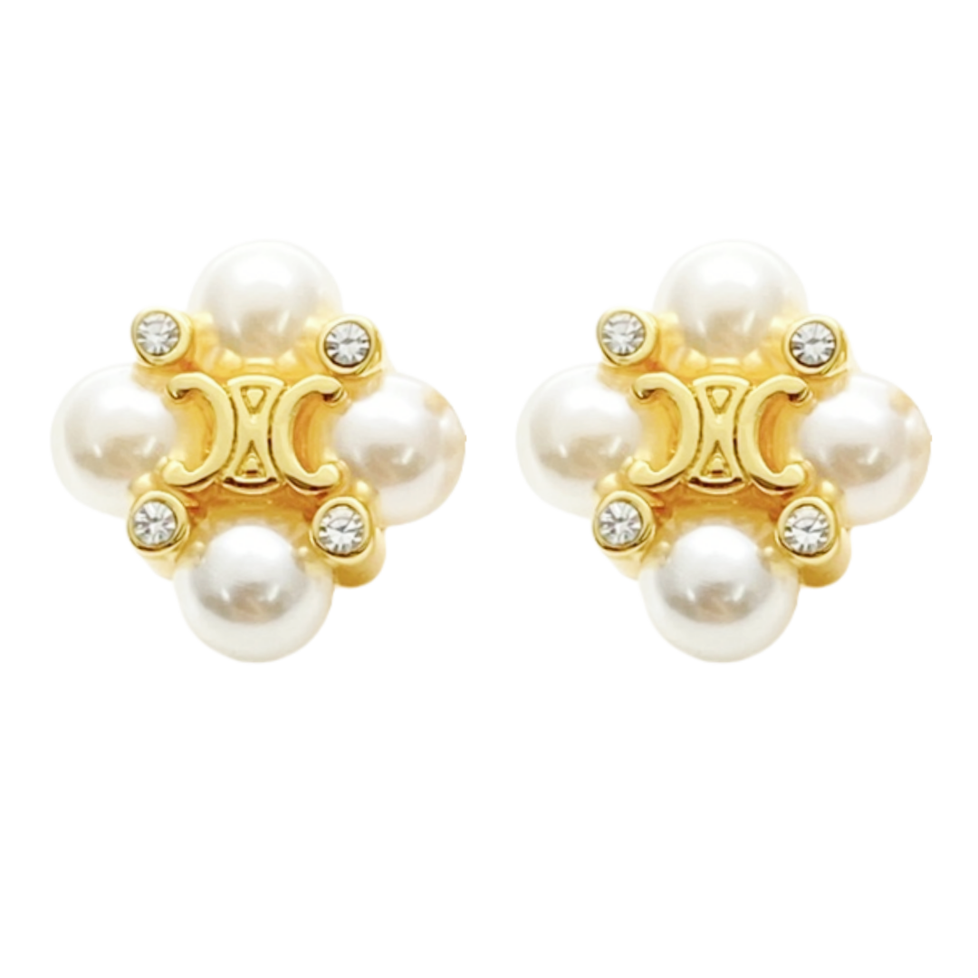 CLE087 celine knot earrings - ccjewelryacc