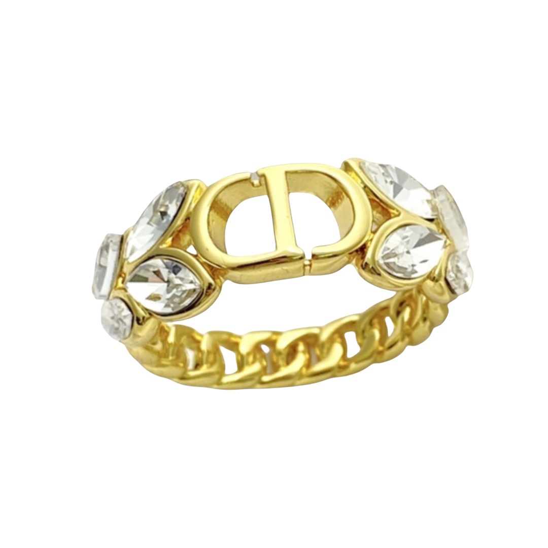 CDR040 Petit cd diamond ring - ccjewelryacc