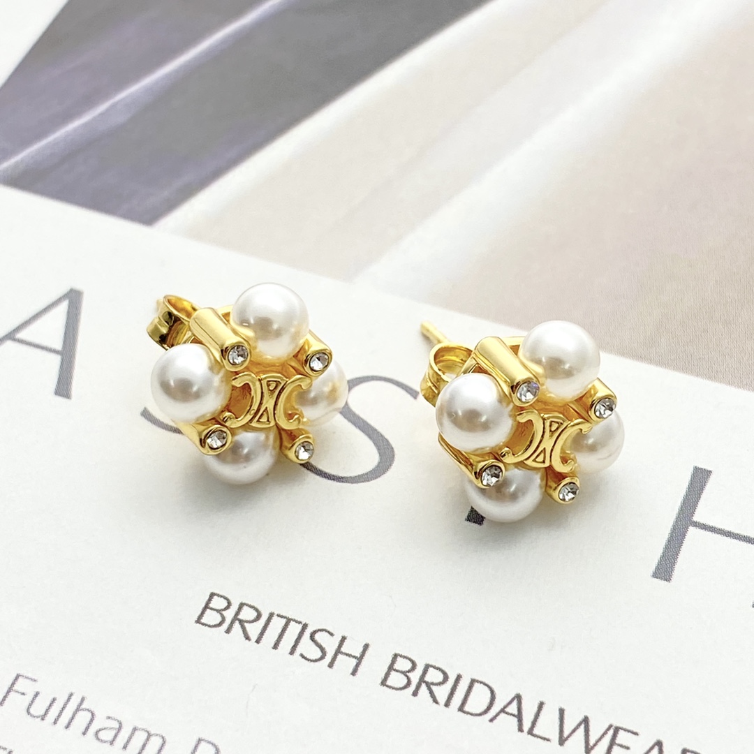 CLE087 celine knot earrings - ccjewelryacc