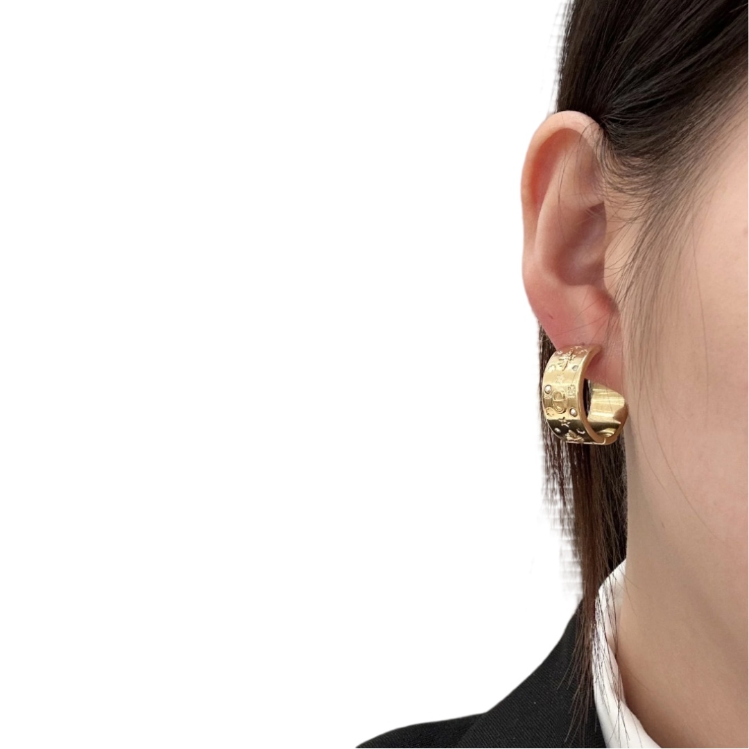 CDE220 Dior gold hoops earring - ccjewelryacc