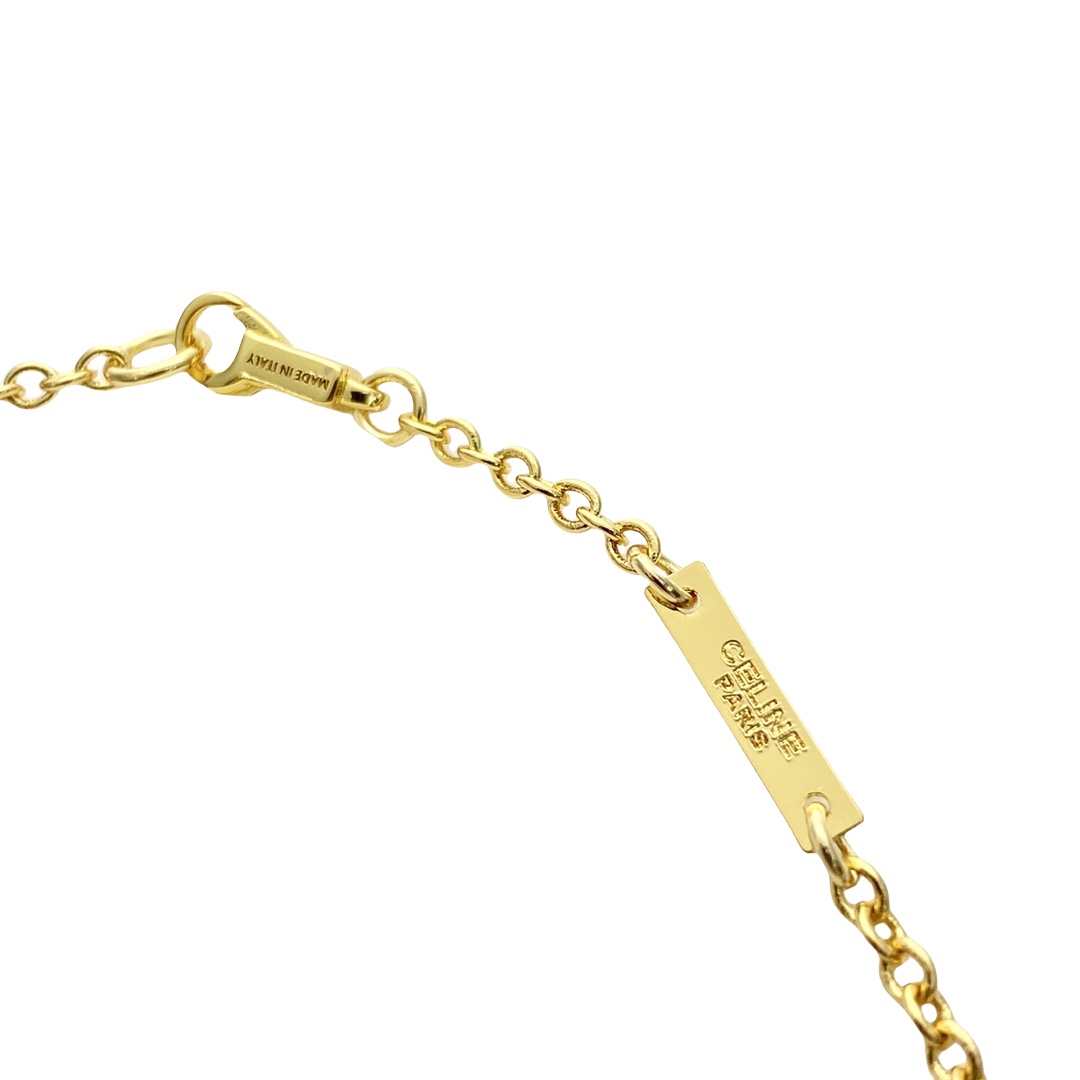 CLN001 celine initial necklace - ccjewelryacc