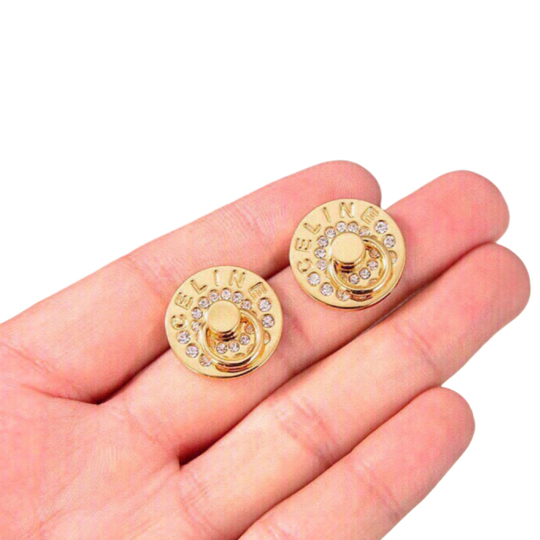 CLE086 celine stud earrings - ccjewelryacc